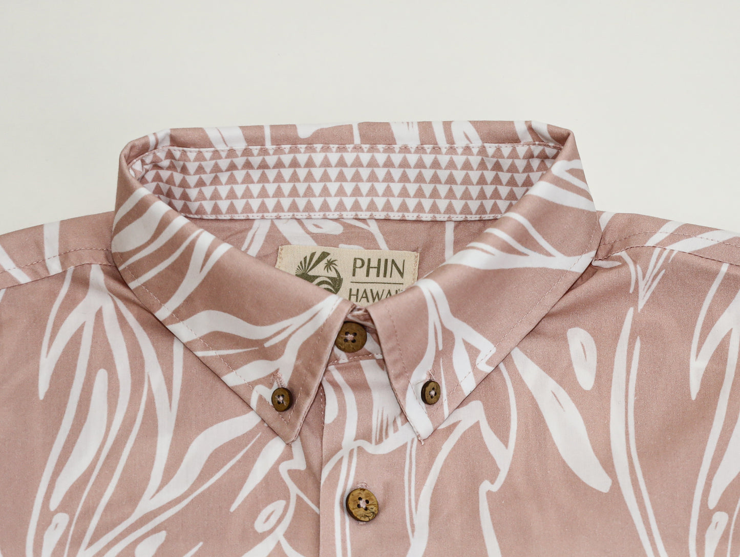 Tropical Leaves - Sepia Rose Pink
