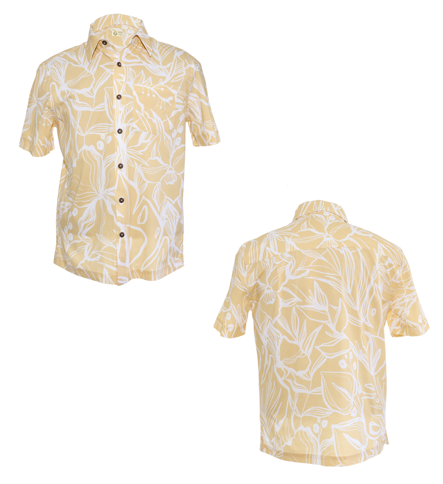 Orchid Tropics - Straw Yellow