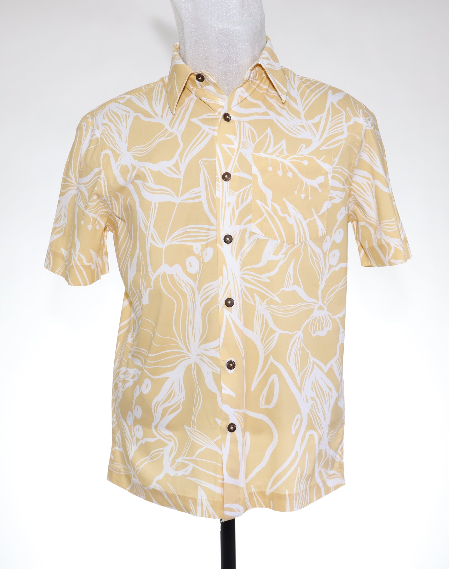 Orchid Tropics - Straw Yellow