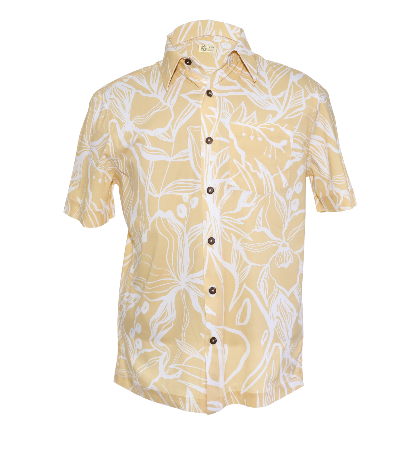Orchid Tropics - Straw Yellow