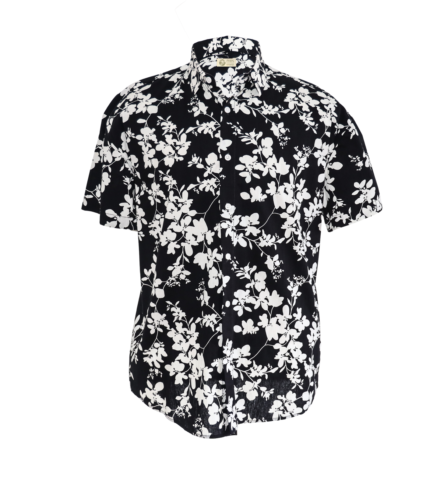 Black & White Floral Shirt