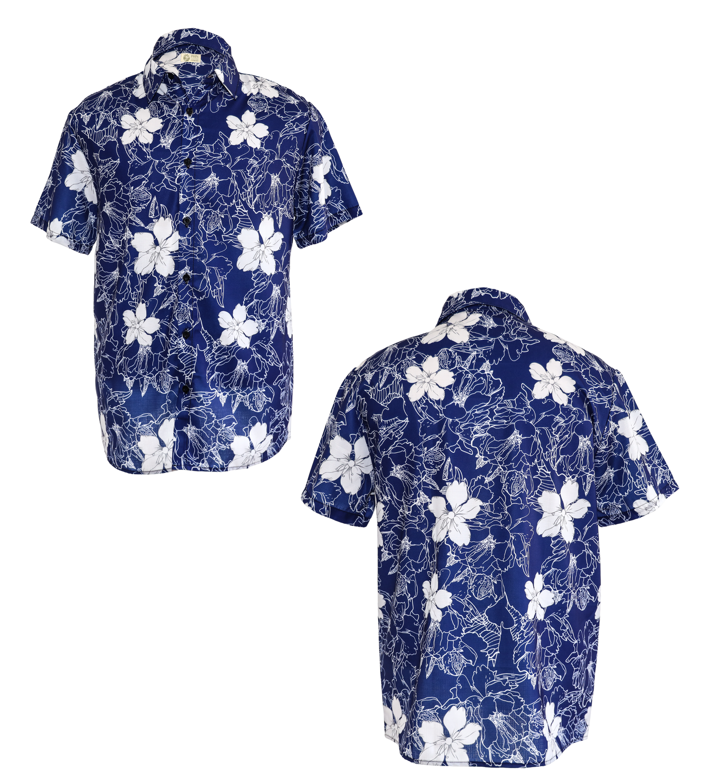 Blue Hibiscus Hawaiian Shirt