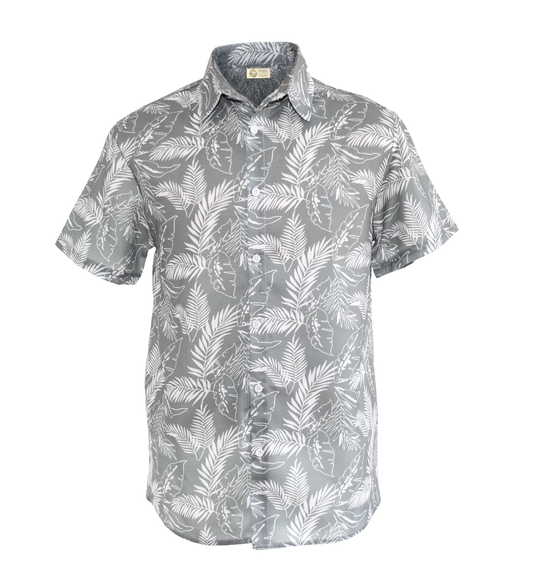 Olive Green Leaf Shirt