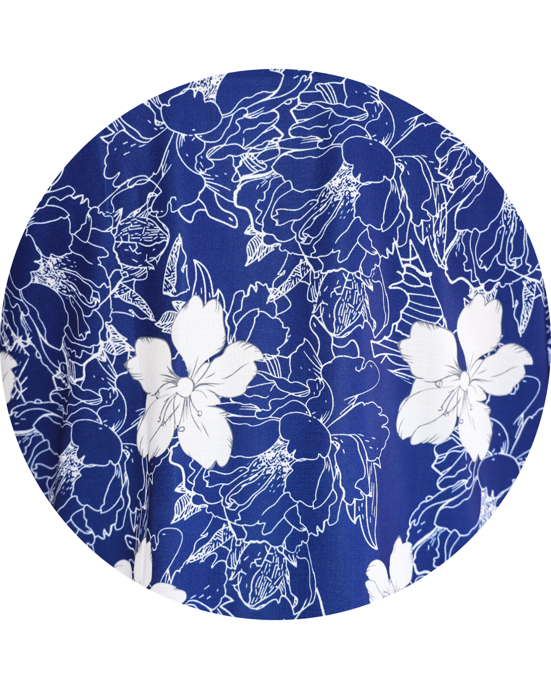Blue Hibiscus Hawaiian Shirt