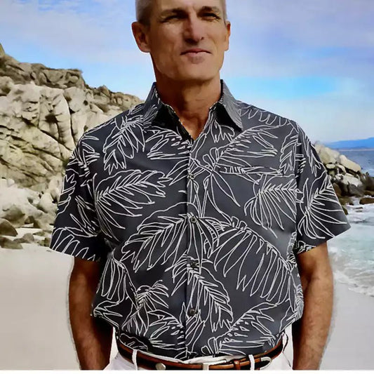Blue Hawaiian Shirt - Phin Hawai'i